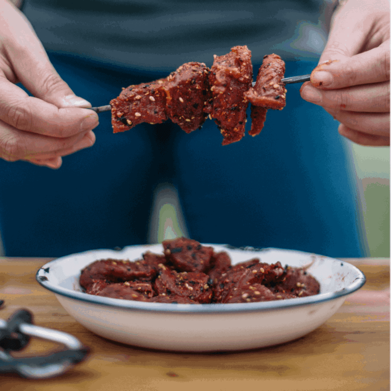 Gochujang Venison Kebabs