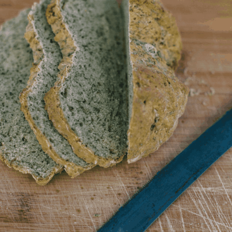 Nettle soda bread