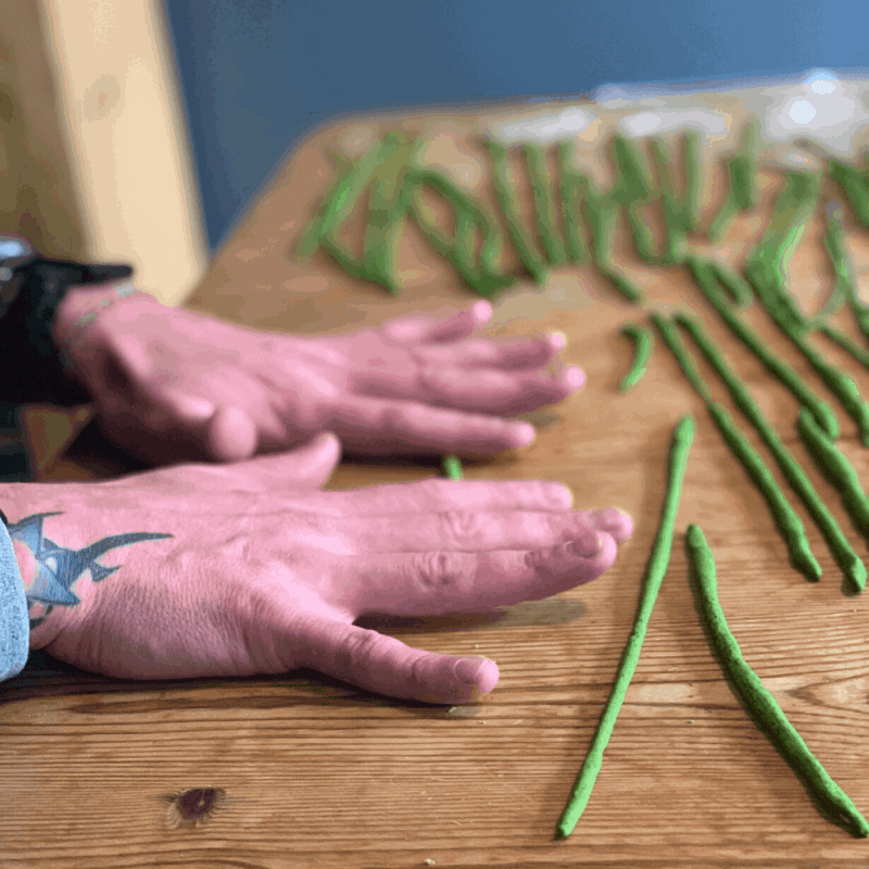 wild garlic pici pasta